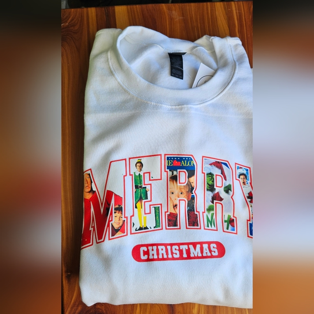 2x Christmas sweatshirt
